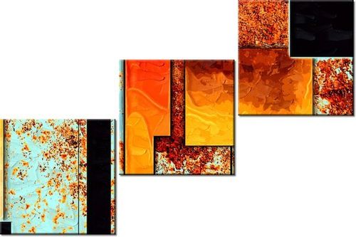 70 90CM OBRAZ 3 ELEM NIESFORNE ŚCIENNY DRUK PŁÓTNO na Arena.pl