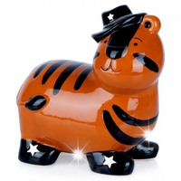 Skarbonka ceramiczna dla dzieci dziecka tygrys VILDE 568076-W5
