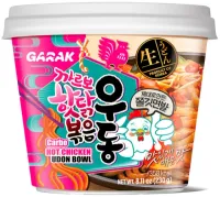 Danie instant makaron świeży udon Carbonara Hot Chicken 230g - Garak