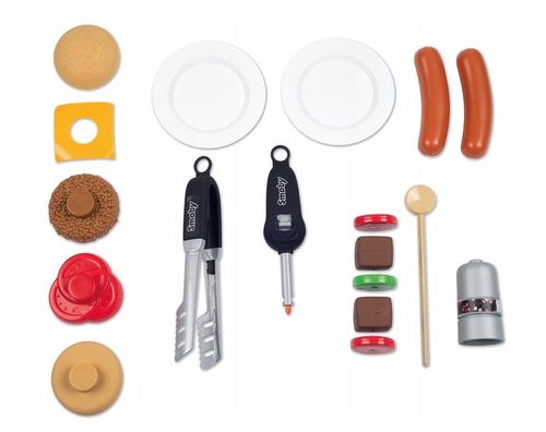 SMOBY Grill Ogrodowy dla dzieci Barbecue 18 akcesoriów na Arena.pl