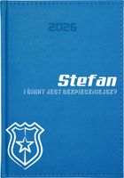 KALENDARZ A5 2026 DZIENNY PLANER Z NADRUKIEM UV DLA POLICJANTA + IMIĘ