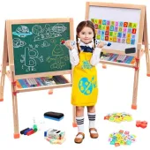 Drewniana Tablica Magnetyczna Kredowa magnesy 709