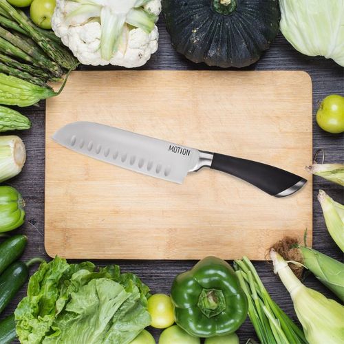Nóż Santoku stalowy MOTION 31 cm na Arena.pl