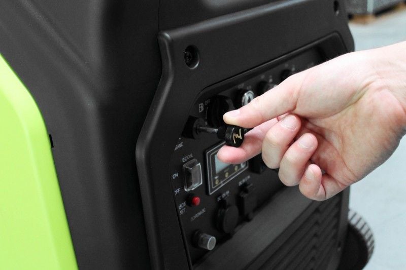 Generator Agregat Inwertorowy 6,6 kW E-start Pilot prądu prądotwórczy koła zdjęcie 10