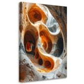 Obraz do salonu pokoju, Abstrakcja struktury skalne