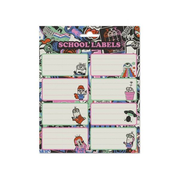 Etykiety na zeszyty Minionki zdjęcie 1