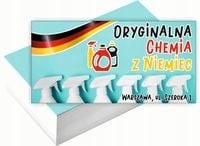 Wizytówki firmowe Foliowane 1000szt dużo różnych wzorów CHEMIA NIEMIECKA