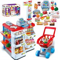 2 x SUPERMARKET SKLEP STRAGAN DLA DZIECI KASA + KOSZYK MATADI