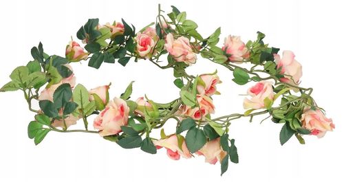 RÓŻA RÓŻE GIRLANDA RÓŻ 170CM SZTUCZNE KWIATY na Arena.pl