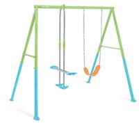 Solidna huśtawka ogrodowa 2 funkcje pas i waga Intex 44120