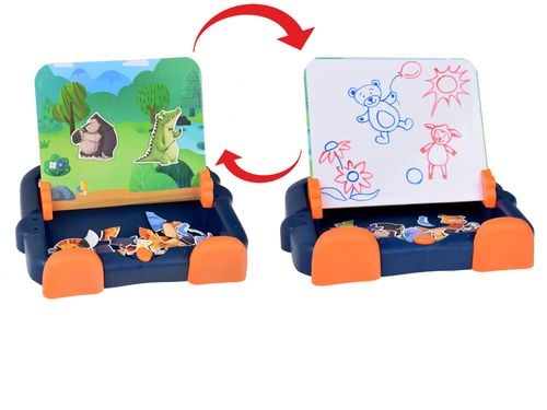 DLA MAŁYCH ARTYSTÓW TABLICA MAGNETYCZNA 2W1 na Arena.pl