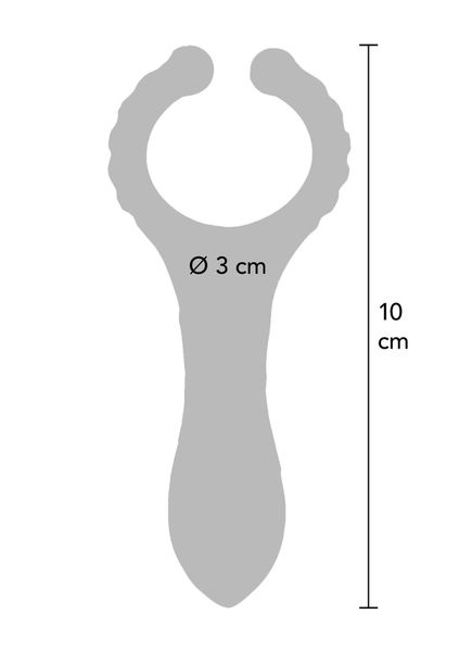 Vibrating Clit-Stim C-Ring Purple zdjęcie 6