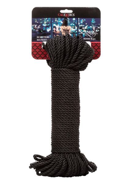 Scandal Bdsm Rope 50M Black zdjęcie 2