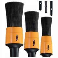 ADBL PĘDZELKI DETAILINGOWE ROUND DETAILING BRUSH zestaw 3 sztuk 31-25-17mm
