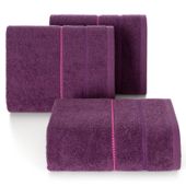 Ręcznik frotte z bordiurą SUZI 70X140 fioletowy