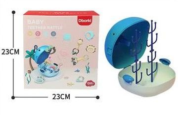 Zestaw Grzechotek Dla Niemowląt Gryzaki Walizka Wieloryb Kuferek Ząbkowanie na Arena.pl