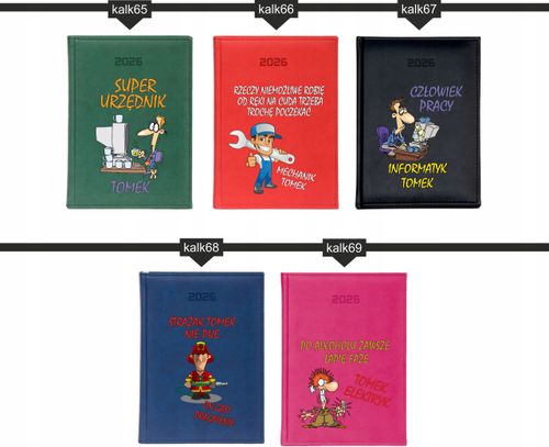 KALENDARZ A4 2026 DZIENNY terminarz z nadrukiem UV DLA NAUCZYCIELA na Arena.pl