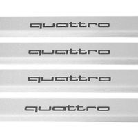 Listwa progowa AUDI Q5 FY QUATTRO Stal nierdzewna 304 mat z czarnymi liter