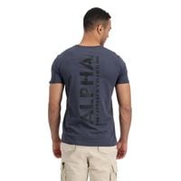 Alpha Industries T-shirt Back Print (128507) greyblack/black XXL
