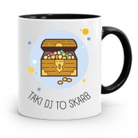 Dla Dja Muzyka Kubek Czarny Taki Dj To Skarb Z Nadrukiem Ze Zdjęciem