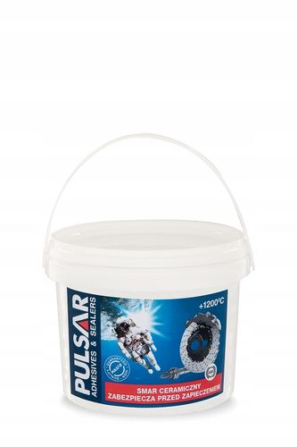 SMAR CERAMICZNY DO HAMULCÓW ŚRUB PULSAR WIADERKO PRZECIWZAPIECZENIOWY 450 g na Arena.pl