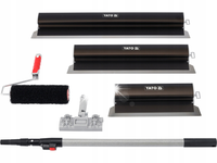 ZESTAW SZPACHLI NOŻY ALU 400/600/800mm DO GŁADZI W WALIZCE 6el. YATO
