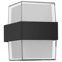 Kinkiet ledowy do ogrodu Marti OWL-4682-3K Italux 10W 3000K IP54 czarny