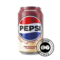 Pepsi Cream Soda Zero Sugar napój gazowany bez cukru 330ml