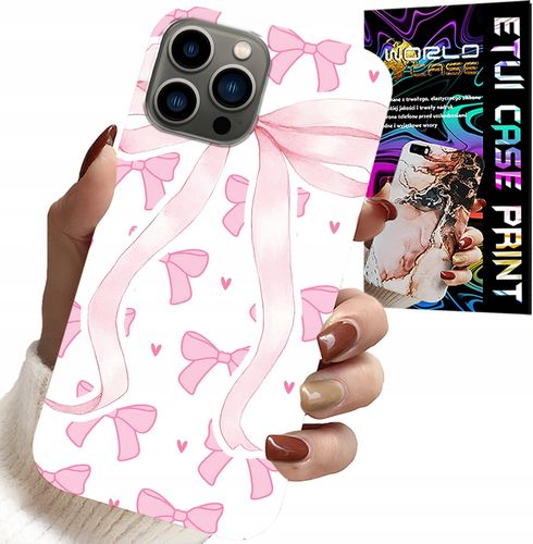 ETUI DO IPHONE 11 PRO - RÓŻOWE WSTAZKI WSTĄZKA MODNE WZORY CASE na Arena.pl