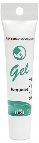 BARWNIK SPOŻYWCZY W ŻELU T-066 Turquoise Turkusowy 30g na Arena.pl