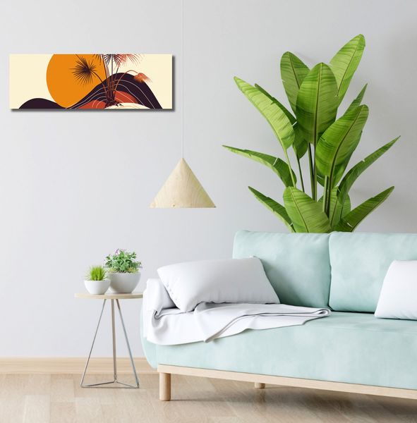 Obraz 70x20cm Słoneczny Horyzont zdjęcie 2