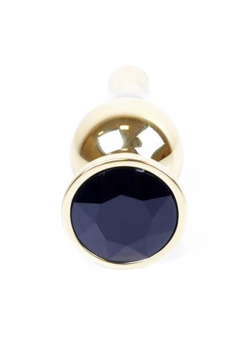 plug jewellery gold butt plug  black na Arena.pl