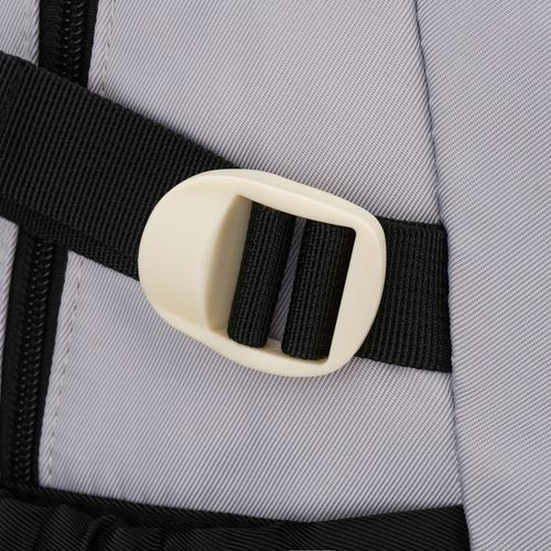 szaro-czarny plecak szkolny z poliestru z dodatkową saszetką - peterson na Arena.pl