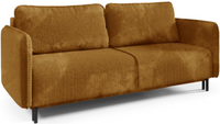 Żółta Kanapa / Sofa z Funkcją Spania 226x92 cm BRITA IT - Różne Kolory