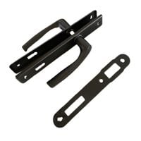 klamka do furtki nati malowana czarna 90mm na klucz - mp kl d9kfcz