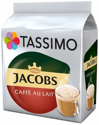 Kapsułki TASSIMO Jacobs Cafe Au Lait 3 x 16szt na Arena.pl