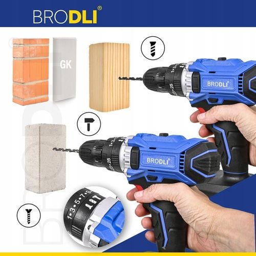 WIERTARKO WKRĘTARKA AKUMULATOROWA UDAROWA 2 BATERIE BAZA ŁADUJĄCA na Arena.pl