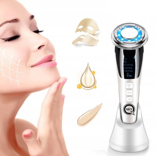 MEZOTERAPIA BEZIGŁOWA MASAŻER EMS TWARZY LIFTING 5w1 URZĄDZENIE DO MASAŻU na Arena.pl