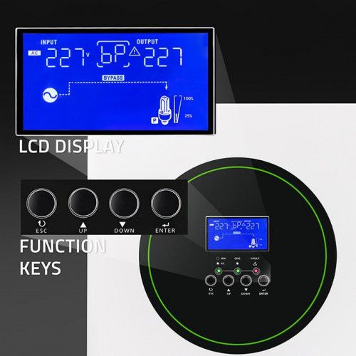 QOLTEC INWERTER SOLARNY 6200W 48V BMS MPPT WIFI OFF-GRID zdjęcie 5
