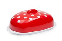 Maselniczka w kropeczki [czerwony półprzezroczysty]
