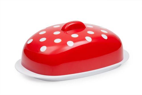 Maselniczka w kropeczki [czerwony półprzezroczysty] na Arena.pl