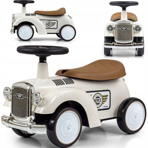 Milly Mally Pojazd Royce White Jeździk BIAŁY Retro Autko Samochód Pchacz na Arena.pl