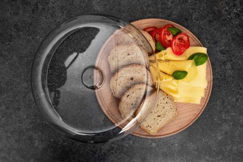 Patera Pojemnik Na Ciasto Owoce Przekąski z Pokrywką Kloszem Taca na Arena.pl