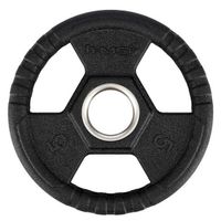 Obciążenie olimpijskie ogumowane czarne TOH05 HMS 5 kg