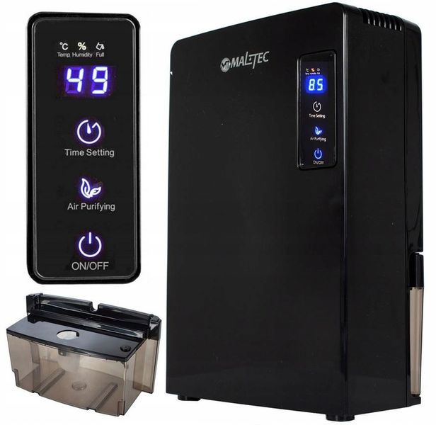 Osuszacz Powietrza Mocny 90W Pochłaniacz Wilgoci Cichy Wydajny Zbiornik 2,2 zdjęcie 8