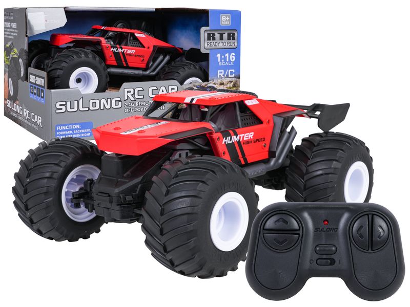 R/C Crawler 1:16 Hunter Czerwony zdjęcie 2