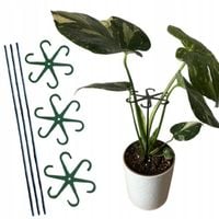 Podpórki do kwiatów podpórka chwytak z prętem 33cm OCTOPUS M 15cm 3 szt.