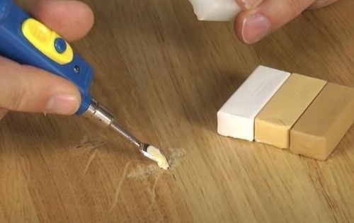 ZESTAW NAPRAWCZY DO PANELI MEBLI ZADRAPANIE WOSK DO NAPRAWY DREWNA na Arena.pl