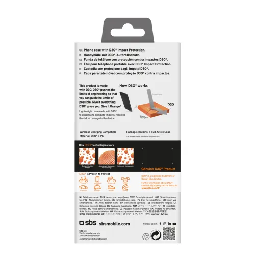 etui sbs full active d3o do iphone 16 - czarne na Arena.pl