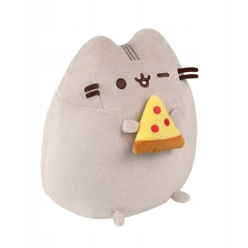 MASKOTKA PUSHEEN DLA DZIECKA Z PIZZĄ W ŁAPKACH 24cm PLUSZOWA PRZYTULANKA na Arena.pl
